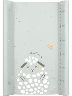 KikkaBoo Sleepy Sheep Σκληρή Αλλαξιέρα Μωρού Πλαστική 80x50cm Πράσινο Mint
