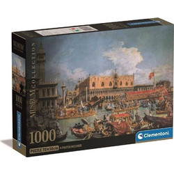 Puzzle Clementoni Return Of The Bucentoro To The Molo On Ascension Day 1000 Κομμάτια