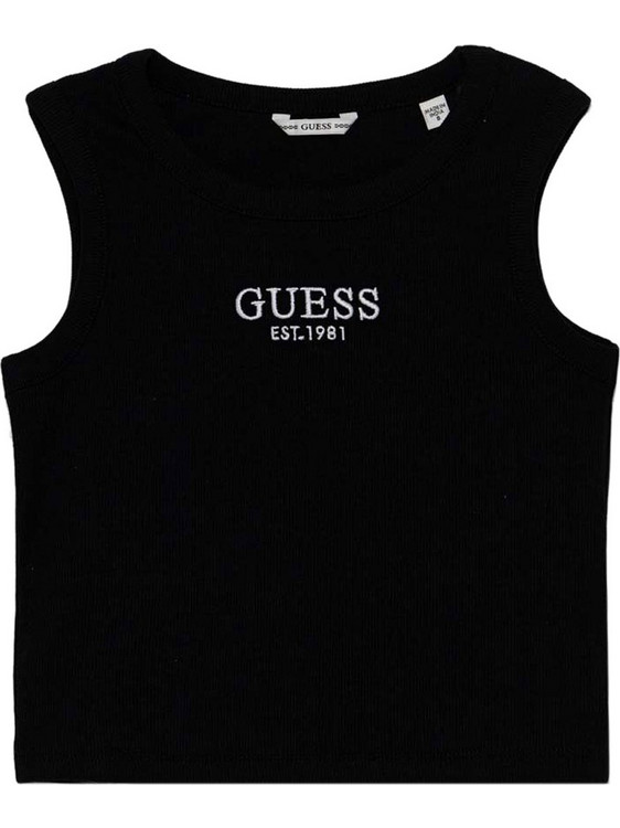 Guess Παιδικό T-Shirt Αμάνικο Μαύρο J4YI16KBZP4-JBLK