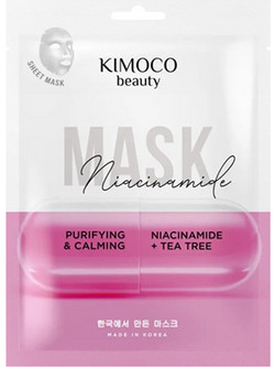 Kimoco Beauty Sheet Μάσκα Προσώπου για Καταπράυνση με Νιανσιναμίδη 23ml