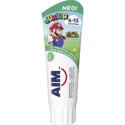 Aim Super Mario 6-13 Παιδική Οδοντόκρεμα 75ml