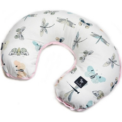 Lanila Wings Velvet Μαξιλάρι Θηλασμού Λευκό Ροζ 55cm