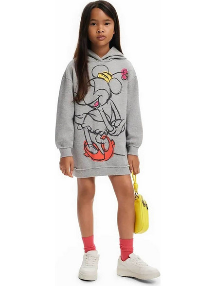 Desigual Παιδικό Φόρεμα Γκρι 24WGVK07