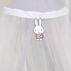 Miffy Des 65-1 Κουνουπιέρα Κούνιας Γκρι 550x180cm