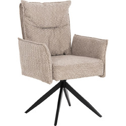 HomeMarkt Πολυθρόνα Μπεζ Zorin HM9846.07