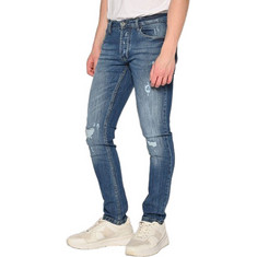 Camaro Ανδρικό Τζιν Παντελόνι Slim Εφαρμογή Μπλε 24023-458-354
