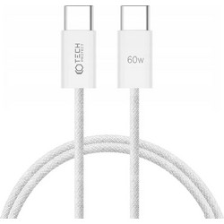Tech-Protect Ultraboost Classic Braided USB-C to USB-C 60W 1m White 9319456607116