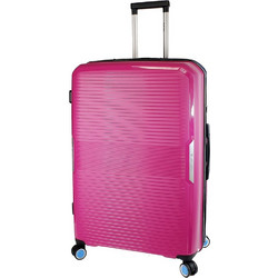 Dielle 180-70 Βαλίτσα Μεγάλη 75x49x30cm με 4 Ρόδες Φούξια