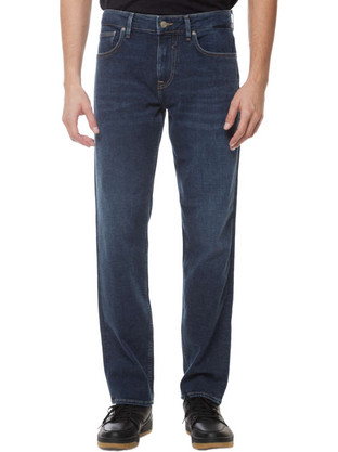 Guess Ανδρικό Τζιν Παντελόνι Ελαστικό Slim Εφαρμογή Navy Μπλε M4BAN2D5GQ2-M1L0