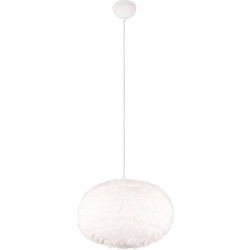 RL Lighting Furry Κρεμαστό Φωτιστικό Οροφής Μονόφωτο E27 Λευκό R61582001