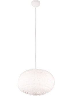RL Lighting Furry Κρεμαστό Φωτιστικό Οροφής Μονόφωτο E27 Λευκό R61582001