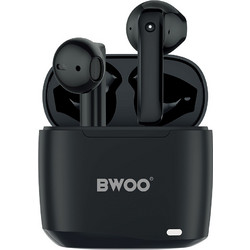 Bwoo BW94 Ακουστικά Bluetooth Earbud Ανθεκτικά στο Νερό Black