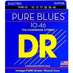 DR Strings Pure Blues Σετ 6 Χορδές Ηλεκτρικής Κιθάρας Pure Nickel 10-46" Medium Tension