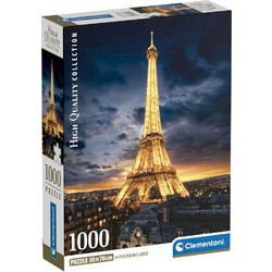 Puzzle Clementoni Compact Box Eiffel Tower 1000 Κομμάτια