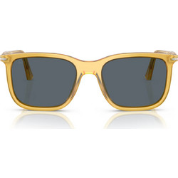 Persol PO3357S 204/R5 Ανδρικά Γυαλιά Ηλίου Τετράγωνα Κοκάλινα Κίτρινα με Μαύρο Φακό