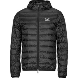 EA7 Ανδρικό Μπουφάν Χειμωνιάτικο Puffer Μαύρο 8NPB24PNGPZ0208