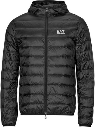 EA7 Ανδρικό Μπουφάν Χειμωνιάτικο Puffer Μαύρο 8NPB24PNGPZ0208
