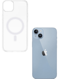Sonique Magnetic Magcase Back Cover Transparent (iPhone 14 Plus)