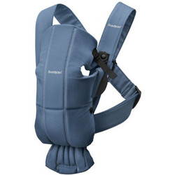 BabyBjorn Mini Woven Μάρσιπος με Μέγιστο Βάρος 11kg Vintage Indigo