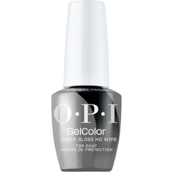OPI Super Gloss No Wipe Top Coat Ημιμόνιμο Βερνίκι Νυχιών 15ml