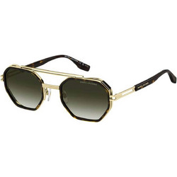 Marc Jacobs MARC782S 06J9K Ανδρικά Γυαλιά Ηλίου Πολυγωνικά Μεταλλικά Χρυσά με Πράσινο Degradee Φακό