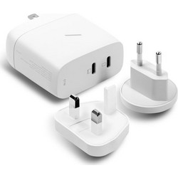 Native Union Φορτιστής χωρίς Καλώδιο με 2 Θύρες USB-C 67W Power Delivery White