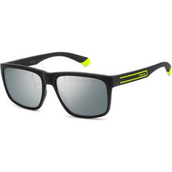 Polaroid Eyewear PLD2149/S 71CEX Ανδρικά Γυαλιά Ηλίου Τετράγωνα Κοκάλινα Μαύρα με Aσημί Φακό