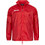 Zeus K-Way Rain Αθλητικό Ανδρικό Μπουφάν Χειμωνιάτικο Softshell Αδιάβροχο Κόκκινο