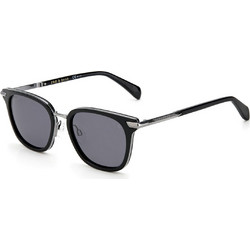 Rag & Bone RNB6000-S 807M9 Γυναικεία Γυαλιά Ηλίου Τετράγωνα Μεταλλικά Μαύρα με Μαύρο Φακό