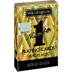 Winning Moves Waddingtons No.1 Gold Τράπουλα Πλαστικοποιημένη Χρυσή 029391
