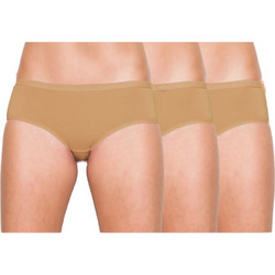 Apple Boxer Βαμβακερά Γυναικεία Μποξεράκια Μπεζ 3Pack 0120239