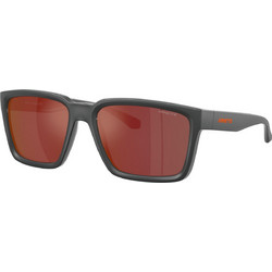 Arnette AN4346 28706Q Ανδρικά Γυαλιά Ηλίου Τετράγωνα Κοκάλινα Μαύρα με Κόκκινο Φακό