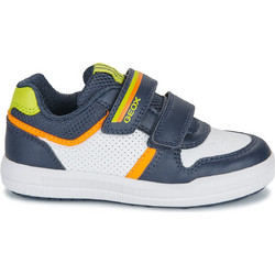 Geox Arzach Παιδικά Sneakers Navy Μπλε Lime Πορτοκαλί J354AA0BC14C4062