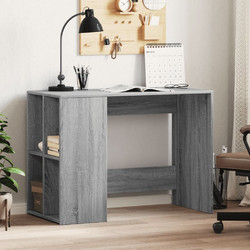 vidaXL Γραφείο Ξύλινο με Βιβλιοθήκη 102x50x75cm 840546