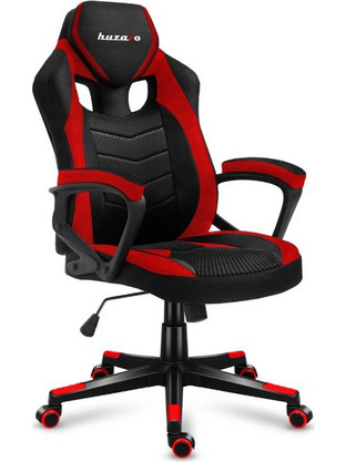 Huzaro Force 2.5 Καρέκλα Gaming Mesh Μαύρη Κόκκινη