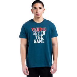 Venimo Ανδρικό Αθλητικό T-Shirt Πετρόλ 125MSS-420-013