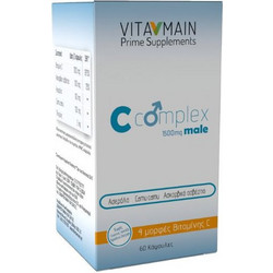 Vitamain C Complex Male 1500mg 60 Κάψουλες