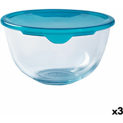 Pyrex Cook Store Δοχείο Φαγητού Γυάλινο 2ml Διαφανές Μπλε