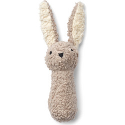 Liewood Pil Bunny Pale Grey Υφασμάτινη Κουδουνίστρα Πίεσης για Νεογέννητα