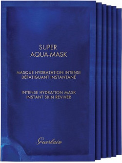 Guerlain Super Aqua-Mask Intense Sheet Μάσκα Προσώπου για Ενυδάτωση 6τμχ