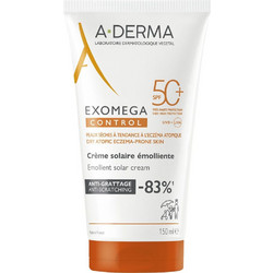 A-Derma Exomega Control Αντηλιακή Κρέμα Προσώπου & Σώματος SPF50+ 150ml