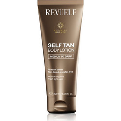 Revuele Paradise Bronze Self Tan Γαλάκτωμα Medium To Dark Σώματος 200ml