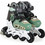 Byox Dizzy Inline Αυξομειούμενα Rollers Παιδικά Πράσινα Μαύρα