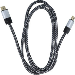 Tune Καλώδιο HDMI 2.0 Braided HDMI Male to HDMI Male 1.5m Black