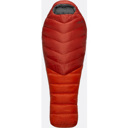 Rab Alpine 600 Sleeping Bag Μονό Καλοκαιρινό Κόκκινο QSD-29-RCY-LNG-LZ