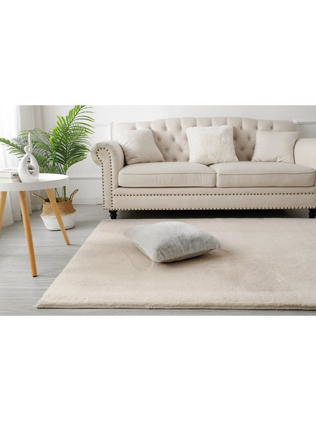 Lino Home Doux Χαλί Ορθογώνιο Γούνινο 160x230cm Cream
