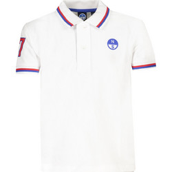 North Sails Παιδικό Polo Κοντομάνικο Λευκό 795077000-0101