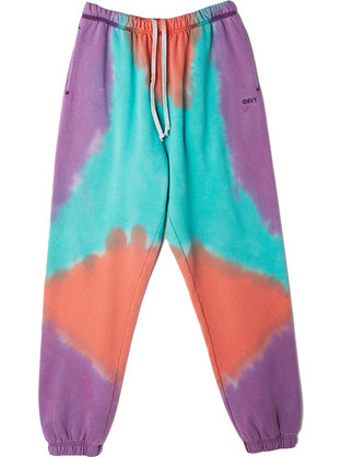 Obey Ανδρικό Παντελόνι Φόρμας Fleece με Λάστιχο Πολύχρωμο 142030034-PRN