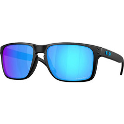 Oakley OO9487 05 Ανδρικά Γυαλιά Ηλίου Τετράγωνα Κοκάλινα Μαύρα με Μπλε Καθρέπτη Φακό