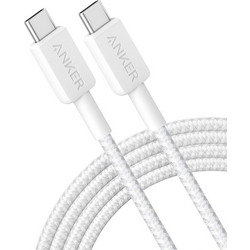 Anker 322 Braided USB-C to USB-C 60W 1.8m White 0194644138998